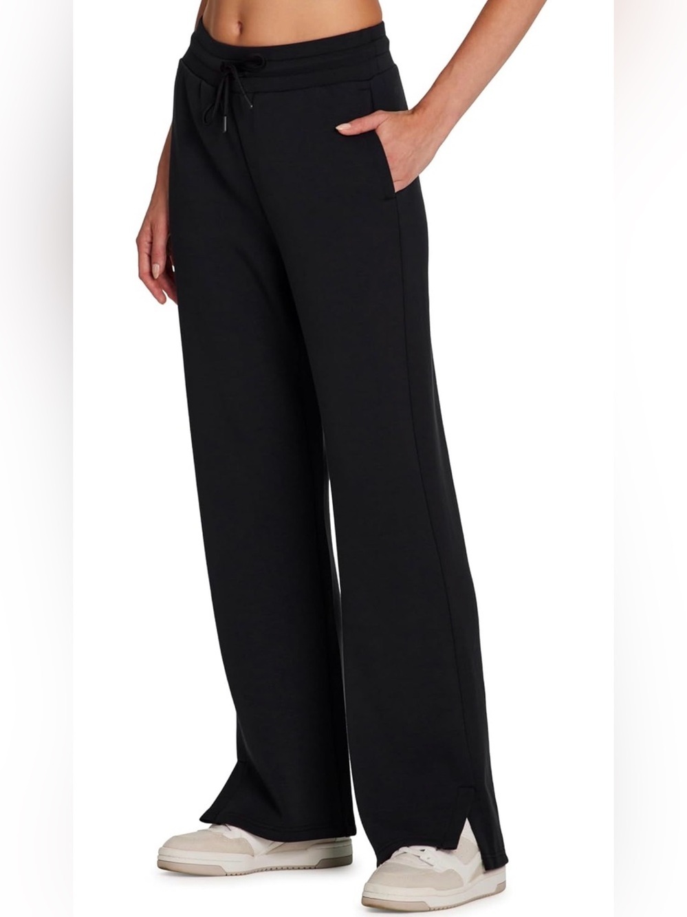 RBX Women's Sweatpants Luxe Athleisure Wide Leg Pant with Pockets & Drawstring